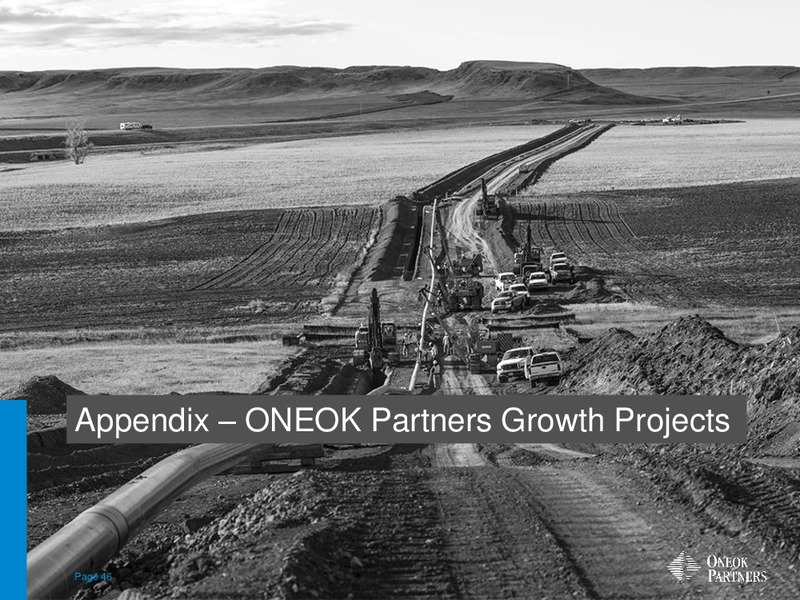 WELLS FARGO KICK THE TIRES HOUSTON – Oneok Inc. – slide 45
