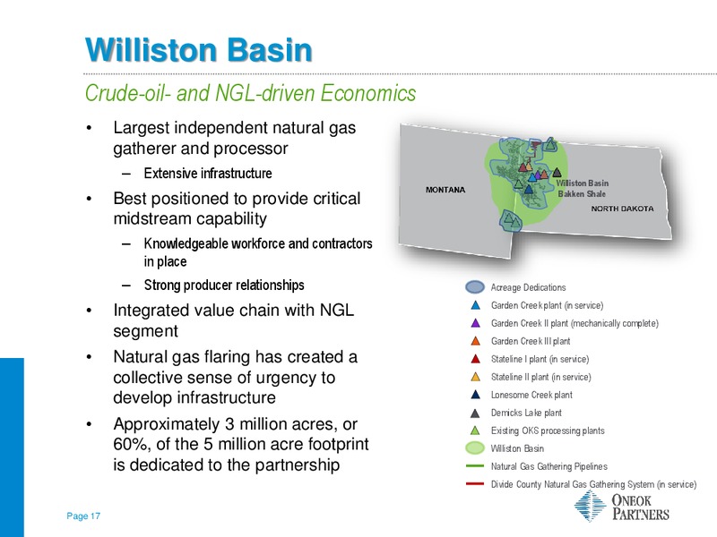 TUOHY BROTHERS 5TH ANNUAL  ALL IN ONE  ENERGY CONFERENCE – Oneok Inc. – slide 16