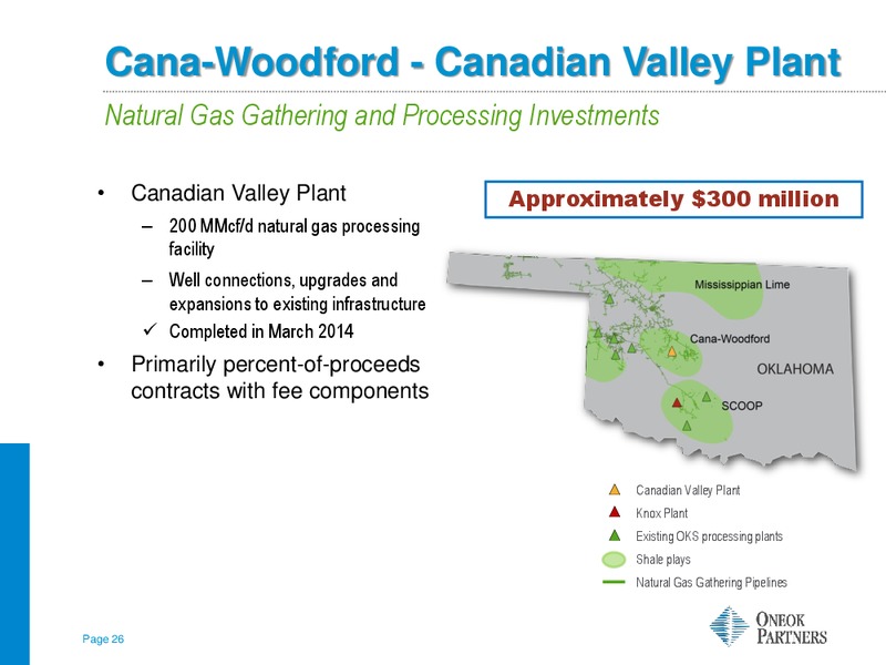 TUOHY BROTHERS 5TH ANNUAL  ALL IN ONE  ENERGY CONFERENCE – Oneok Inc. – slide 25