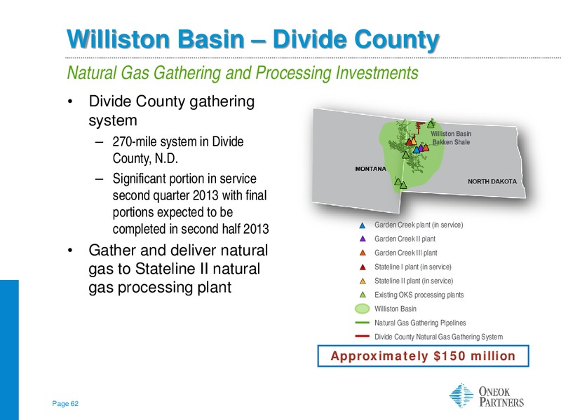 BARCLAYS CAPITAL CEO ENERGY POWER CONFERENCE – Oneok Inc. – slide 61