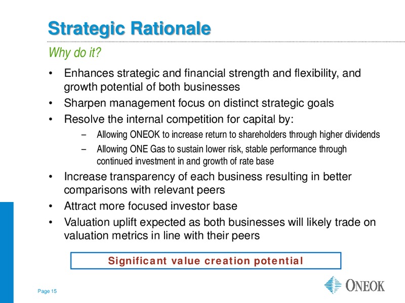 INVESTOR UPDATE – Oneok Partners, L.P. – slide 14