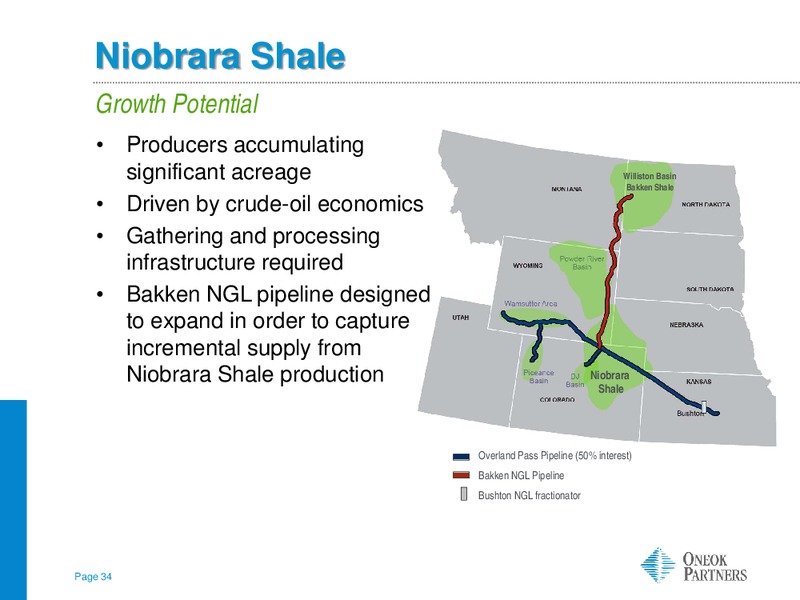 INVESTOR UPDATE – Oneok Partners, L.P. – slide 33