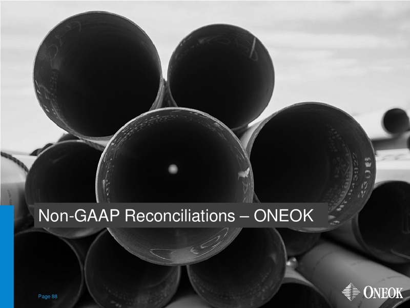 INVESTOR UPDATE – Oneok Partners, L.P. – slide 87