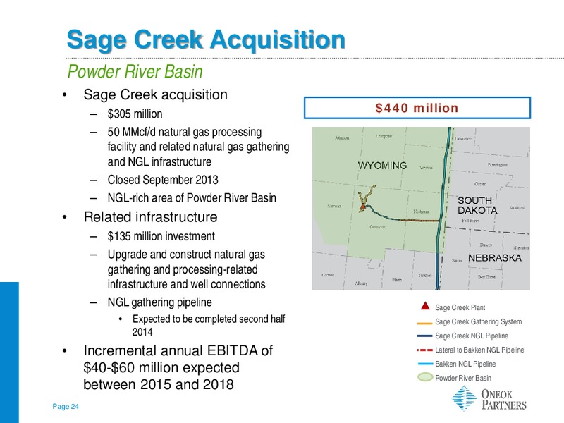 JEFFERIES GLOBAL ENERGY CONFERENCE – Oneok Inc. – slide 23