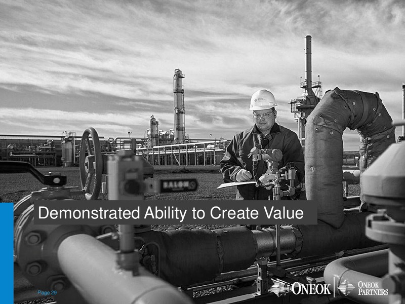 JEFFERIES GLOBAL ENERGY CONFERENCE – Oneok Inc. – slide 28
