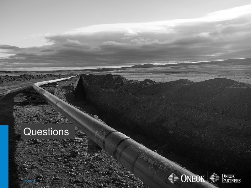 JEFFERIES GLOBAL ENERGY CONFERENCE – Oneok Inc. – slide 33