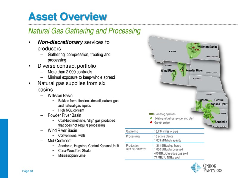 JEFFERIES GLOBAL ENERGY CONFERENCE – Oneok Inc. – slide 63