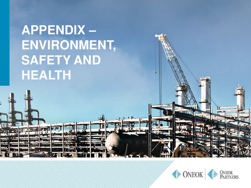 WELLS FARGO ENERGY SYMPOSIUM – Oneok Inc. – slide 98