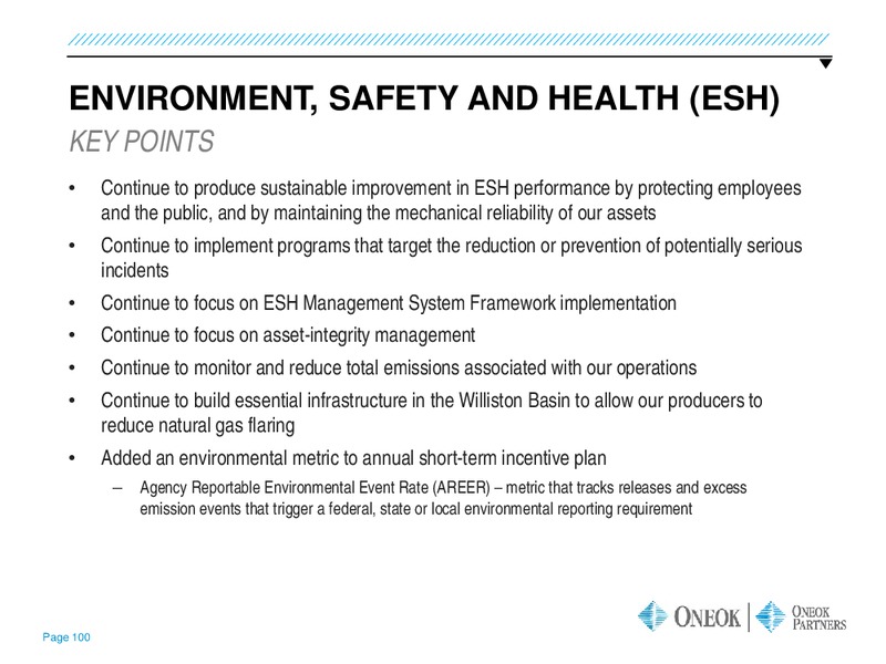 WELLS FARGO ENERGY SYMPOSIUM – Oneok Inc. – slide 99