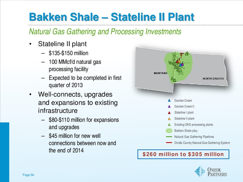 MORGAN STANLEY GLOBAL COMMODITIES CONFERENCE – Oneok Inc. – slide 55