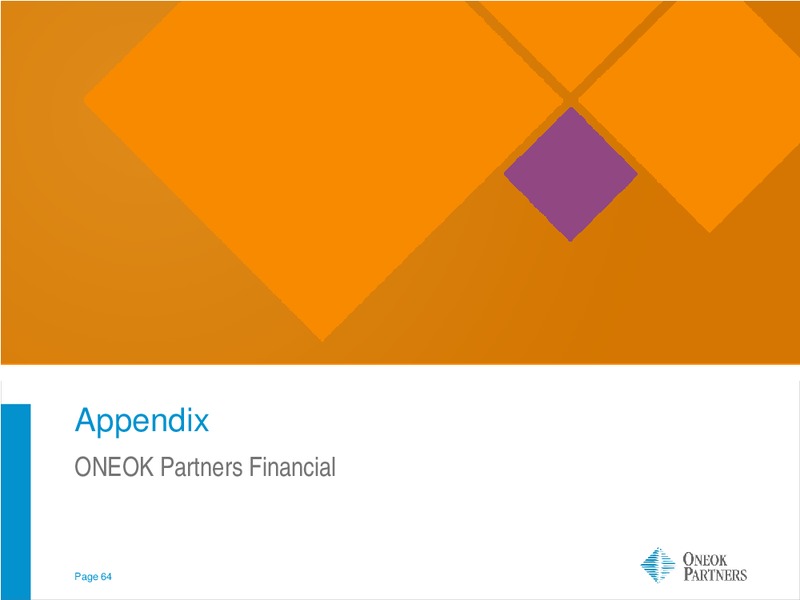 MORGAN STANLEY GLOBAL COMMODITIES CONFERENCE – Oneok Inc. – slide 63