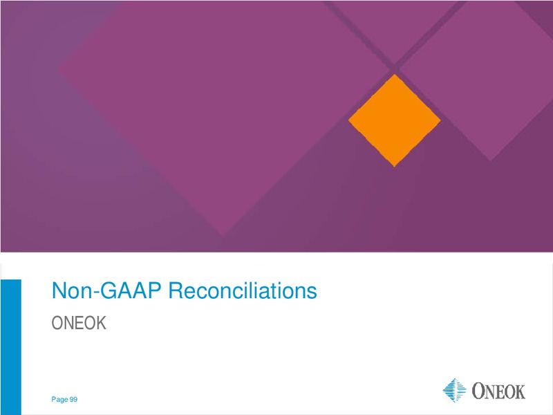 MORGAN STANLEY GLOBAL COMMODITIES CONFERENCE – Oneok Inc. – slide 98