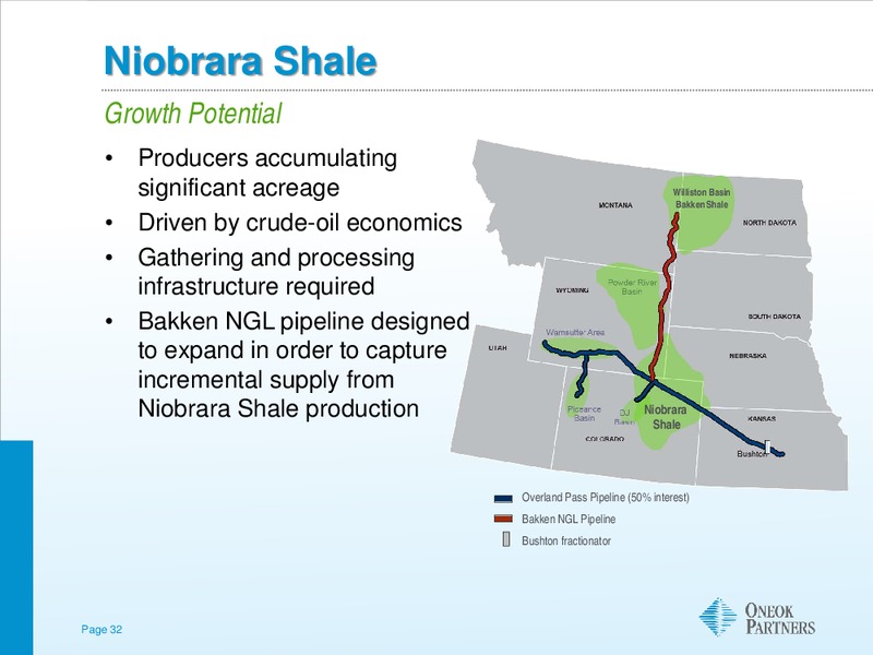 Morgan Stanley Midstream MLP and Diversified Natural Gas Corporate Access Day – Oneok Inc. – slide 31