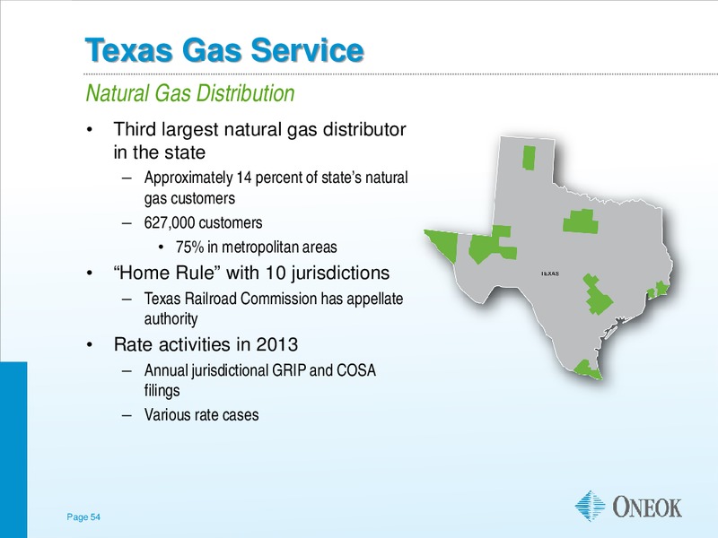 Morgan Stanley Midstream MLP and Diversified Natural Gas Corporate Access Day – Oneok Inc. – slide 53