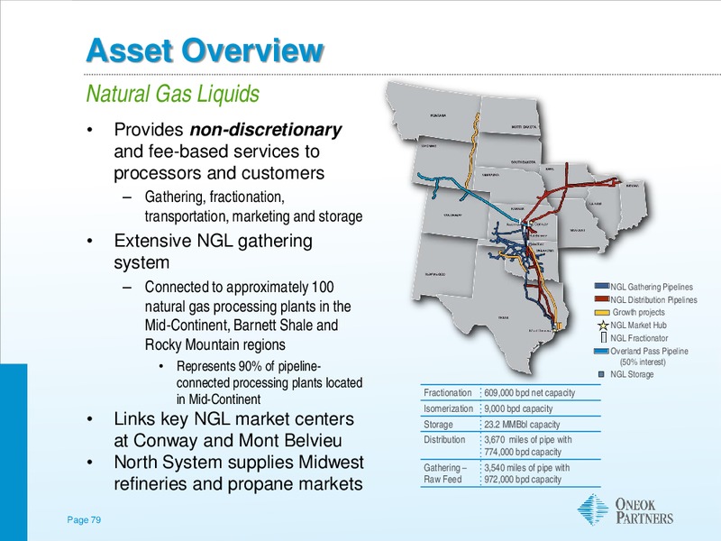 Morgan Stanley Midstream MLP and Diversified Natural Gas Corporate Access Day – Oneok Inc. – slide 78