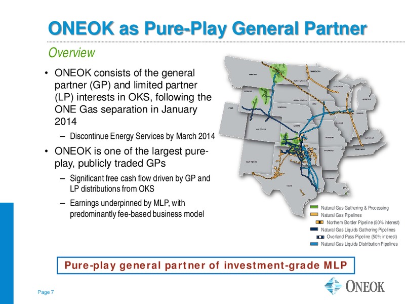 Morgan Stanley MLP Corporate Access – Oneok Inc. – slide 6