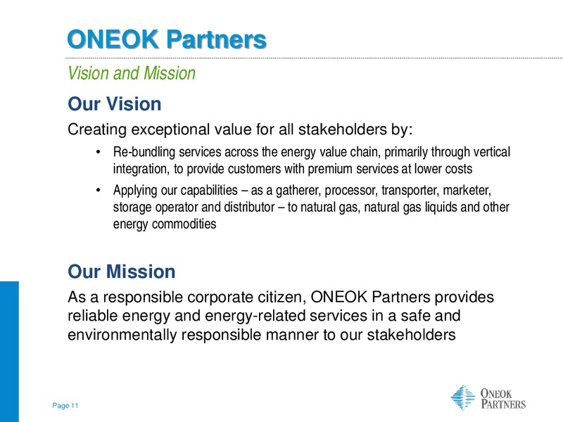 Morgan Stanley MLP Corporate Access – Oneok Inc. – slide 10