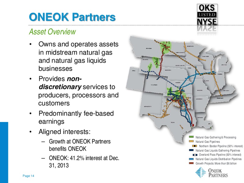 Morgan Stanley MLP Corporate Access – Oneok Inc. – slide 13