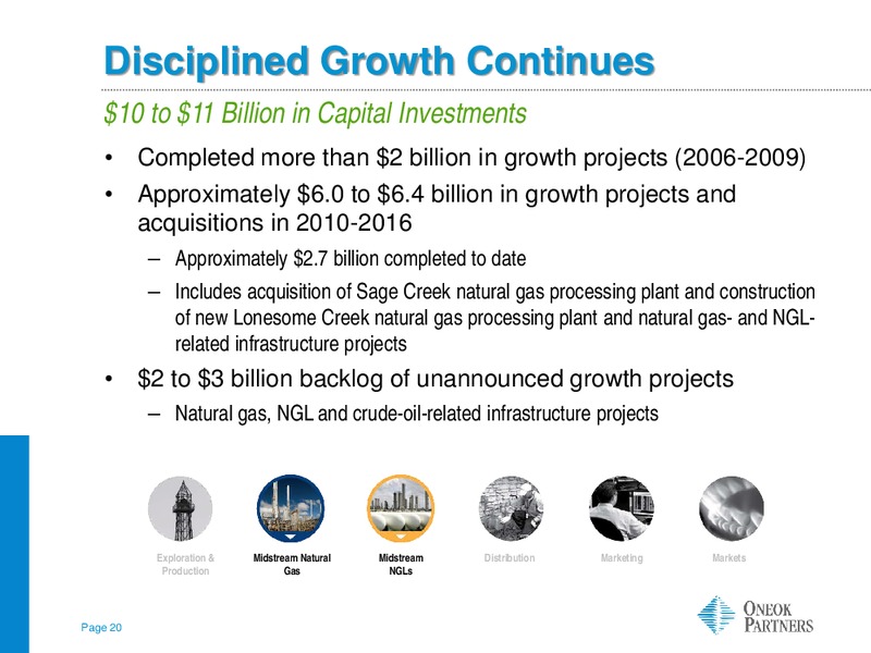 Morgan Stanley MLP Corporate Access – Oneok Inc. – slide 19