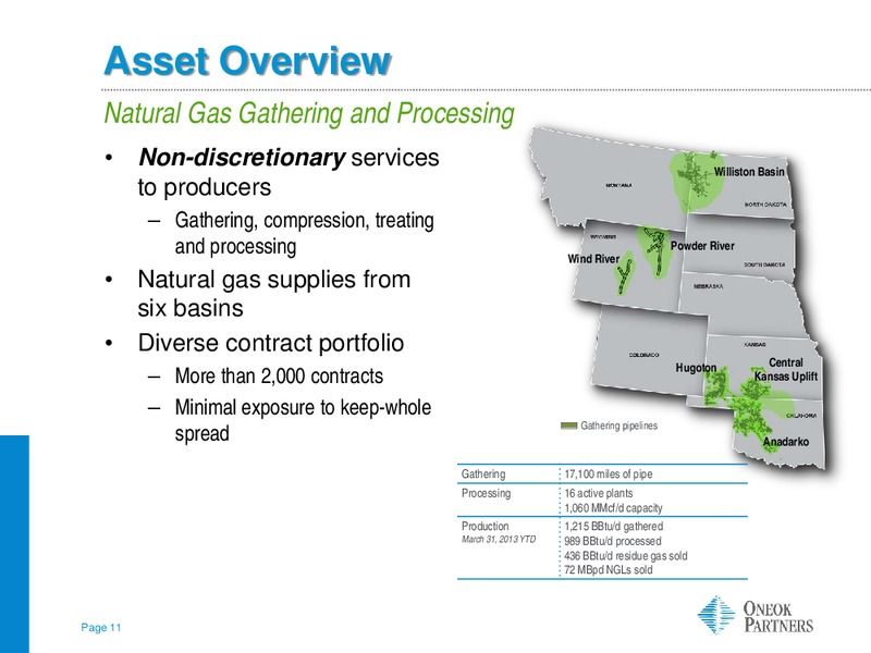 Credit Suisse MLP and Energy Logistics Conference – Oneok Inc. – slide 10