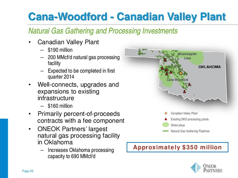 Credit Suisse MLP and Energy Logistics Conference – Oneok Inc. – slide 24