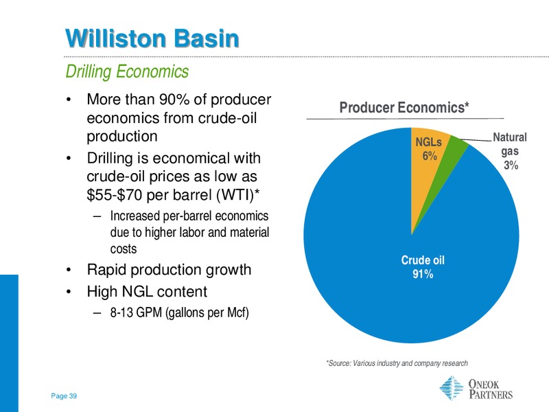 Credit Suisse MLP and Energy Logistics Conference – Oneok Inc. – slide 38