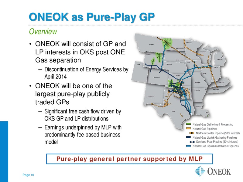Wells Fargo 12th Annual MLP Pipeline Energy Conference – Oneok Inc. – slide 9