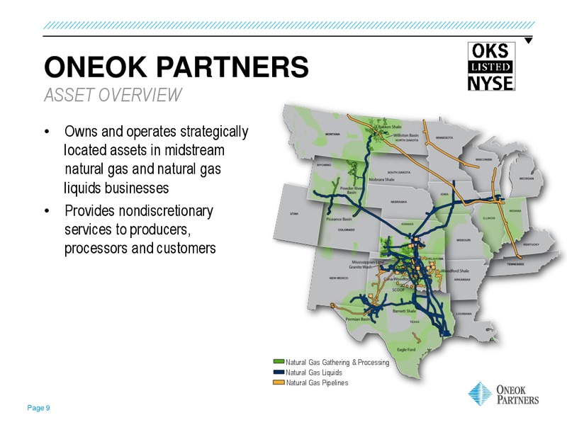 GOLDMAN SACHS GLOBAL ENERGY CONFERENCE – Oneok Partners, L.P. – slide 8