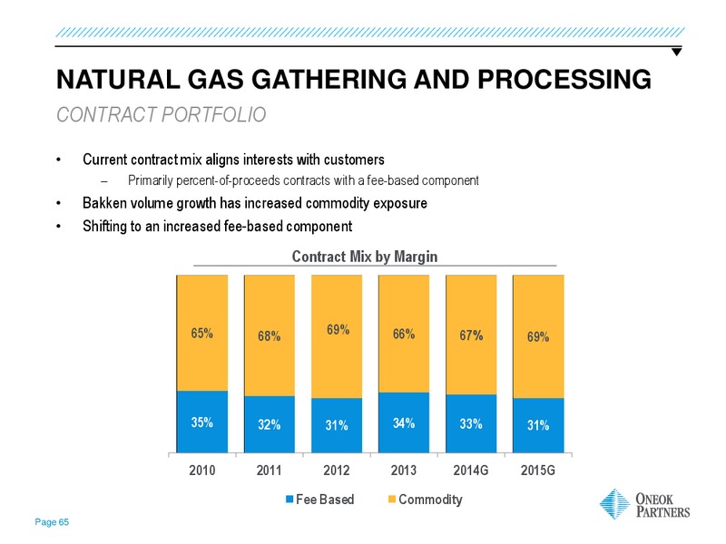 GOLDMAN SACHS GLOBAL ENERGY CONFERENCE – Oneok Partners, L.P. – slide 64