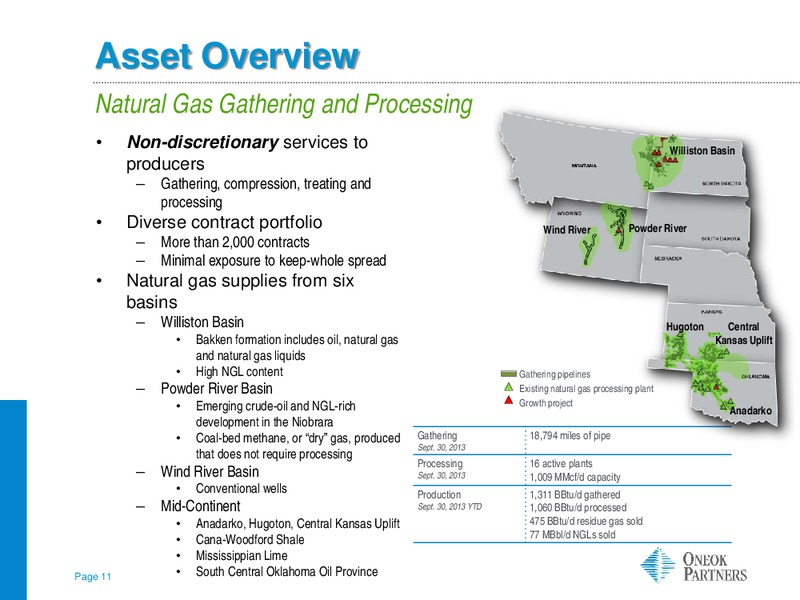 CREDIT SUISSE ENERGY SUMMIT – Oneok Partners, L.P. – slide 10