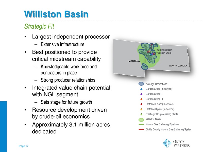 AMERICAN GAS ASSOCIATION FINANCIAL FORUM – Oneok Partners, L.P. – slide 16