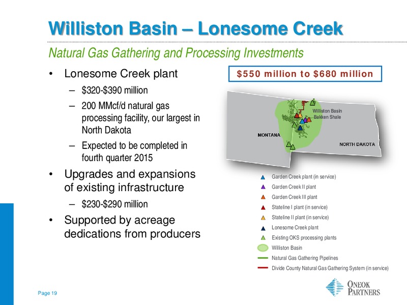 JP Morgan Energy Infrastructure – Oneok Partners, L.P. – slide 18