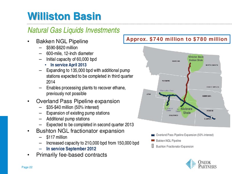 CREDIT SUISSE MLP AND ENERGY LOGISTICS CONFERENCE – Oneok Partners, L.P. – slide 21