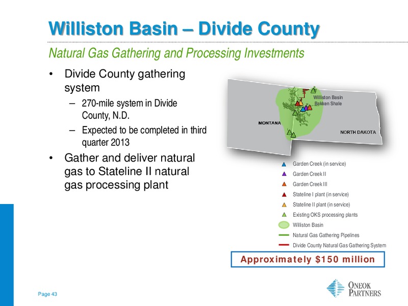 CREDIT SUISSE MLP AND ENERGY LOGISTICS CONFERENCE – Oneok Partners, L.P. – slide 42