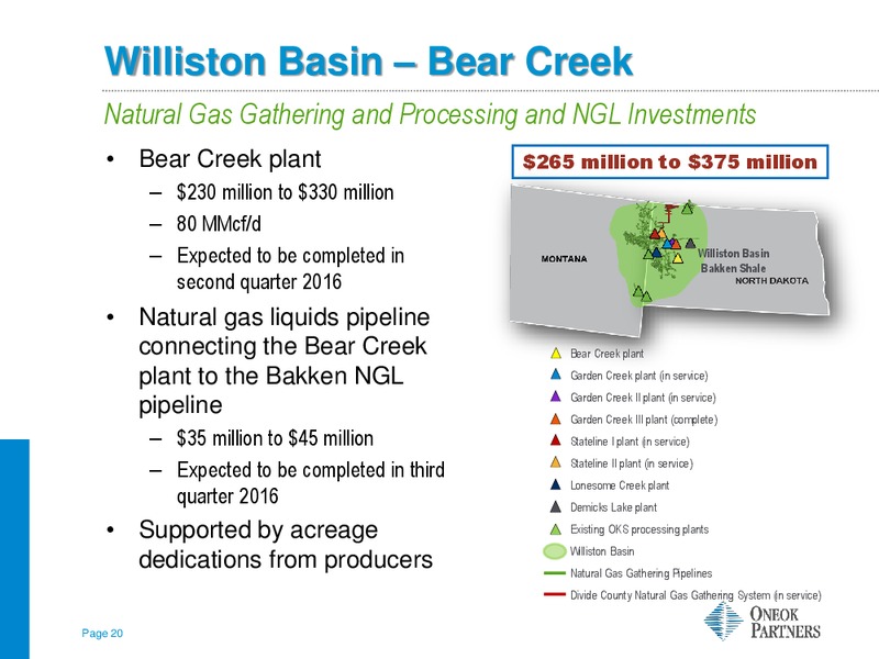 RBC Capital Markets MLP Conference – Oneok Partners, L.P. – slide 19