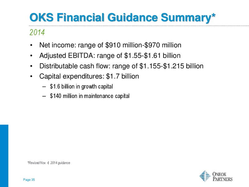 RBC Capital Markets MLP Conference – Oneok Partners, L.P. – slide 34