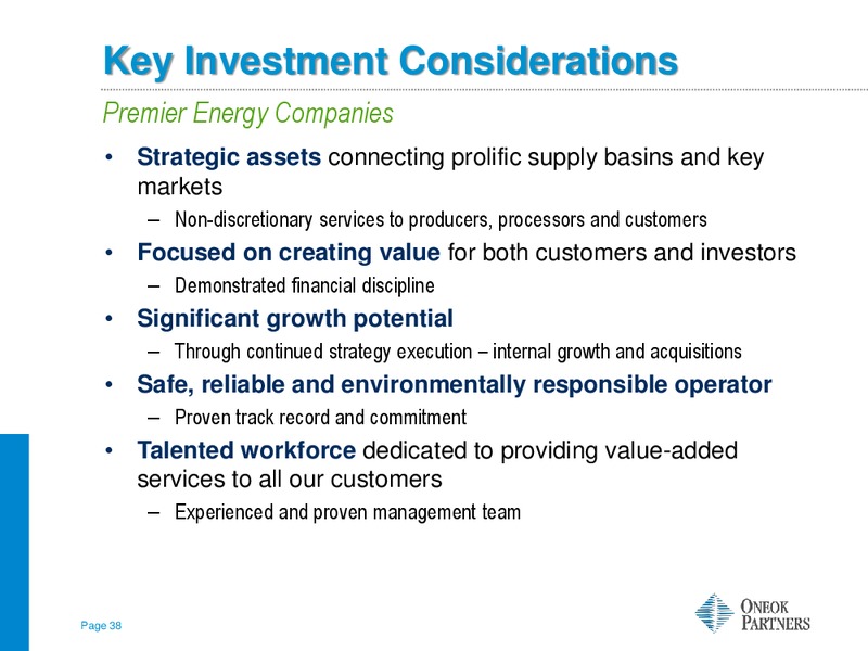 RBC Capital Markets MLP Conference – Oneok Partners, L.P. – slide 37