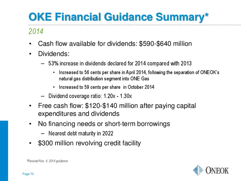 RBC Capital Markets MLP Conference – Oneok Partners, L.P. – slide 69