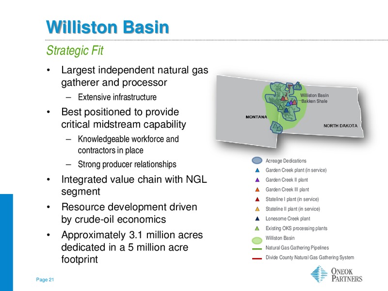 WELLS FARGO ENERGY SYMPOSIUM – Oneok Partners, L.P. – slide 20
