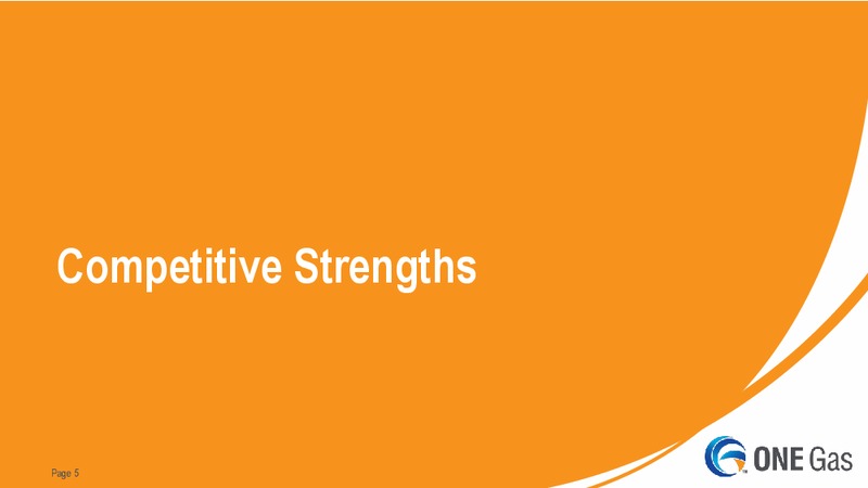 American Gas Association Financial Forum – One Gas, Inc. – slide 4
