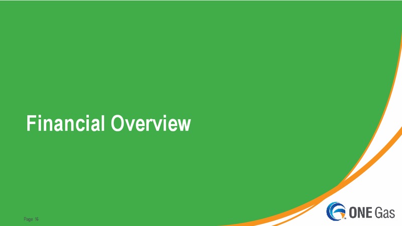 American Gas Association Financial Forum – One Gas, Inc. – slide 15