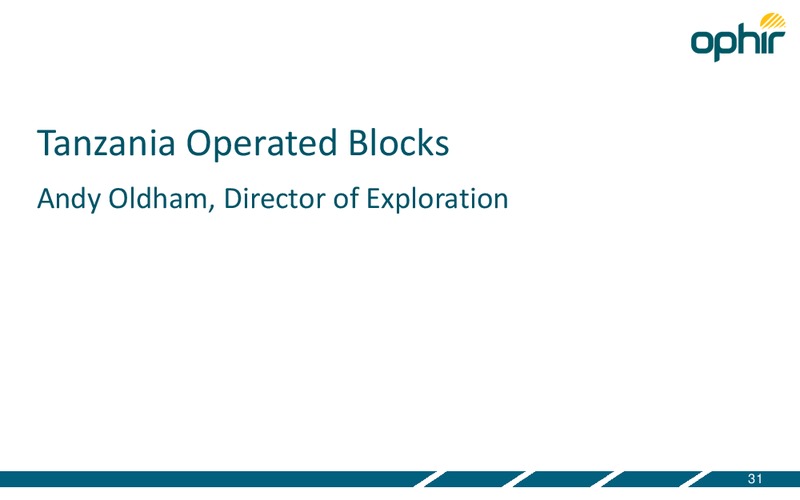 CAPITAL MARKETS PRESENTATION – Ophir Energy Plc – slide 31