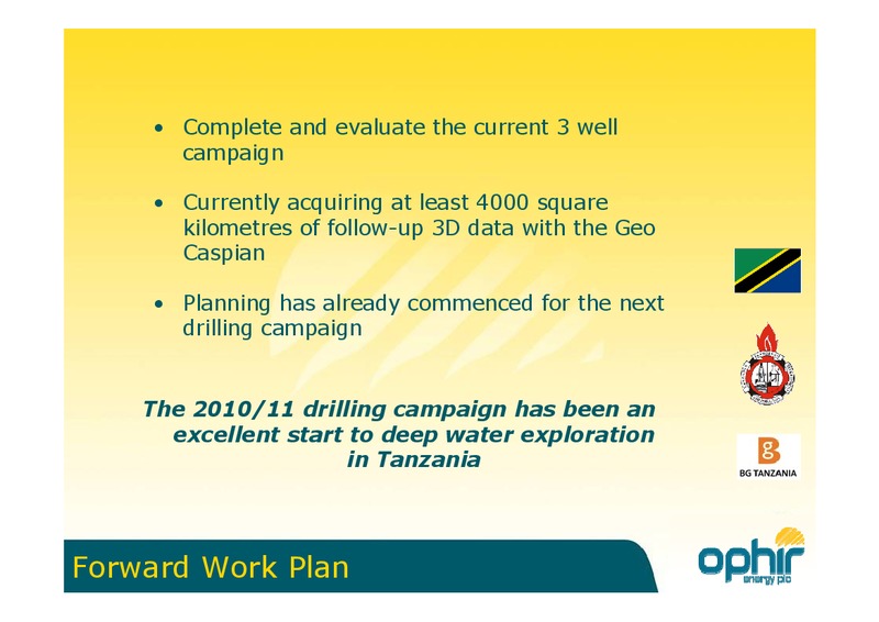 INVESTOR PRESENTATION – Ophir Energy Plc – slide 27