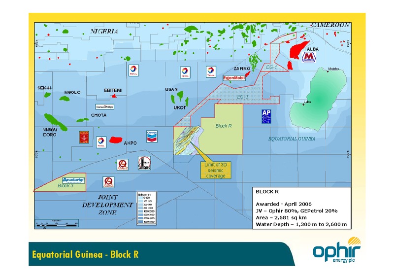 EQUATORIAL GUINEA GAS CONFERENCE – Ophir Energy Plc – slide 7