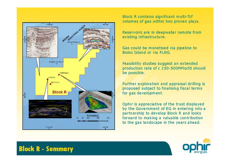 EQUATORIAL GUINEA GAS CONFERENCE – Ophir Energy Plc – slide 19