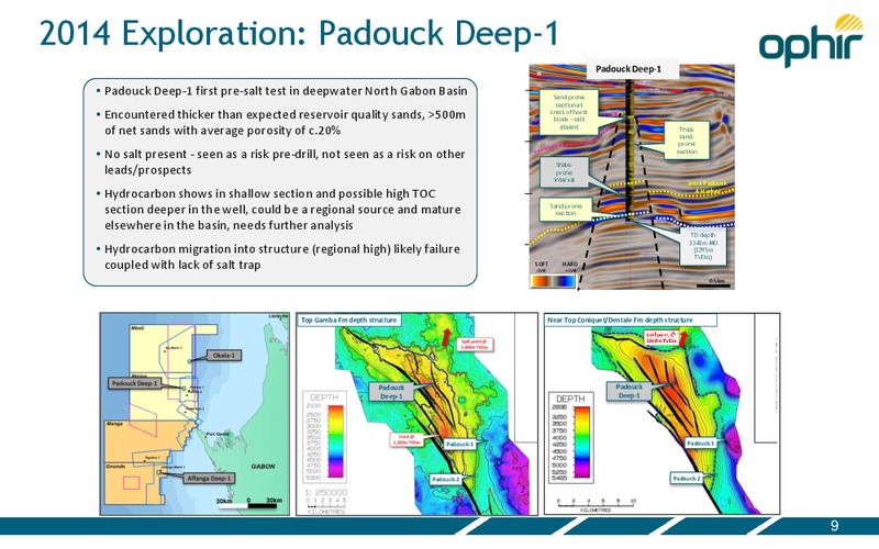 JUNE 2014 INVESTOR PRESENTATION – Ophir Energy Plc – slide 9