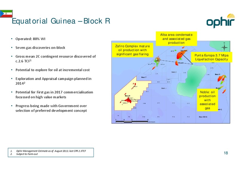 AUGUST 2013 MID YEAR UPDATE – Ophir Energy Plc – slide 18