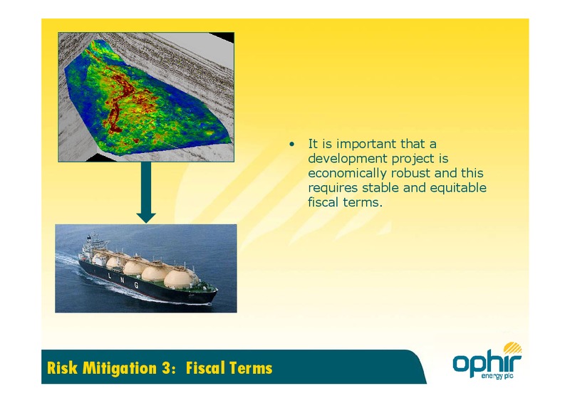 GULF OF GUINEA WEEK – Ophir Energy Plc – slide 18