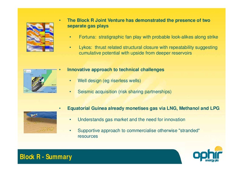 NOVEMBER 2009 CORPORATE PRESENTATION – Ophir Energy Plc – slide 24