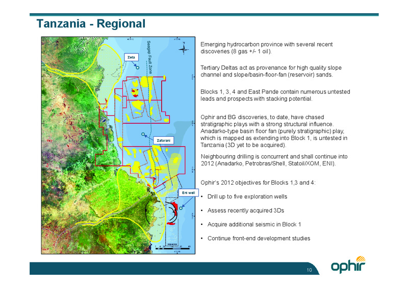 18TH AFRICA UPSTREAM – Ophir Energy Plc – slide 10
